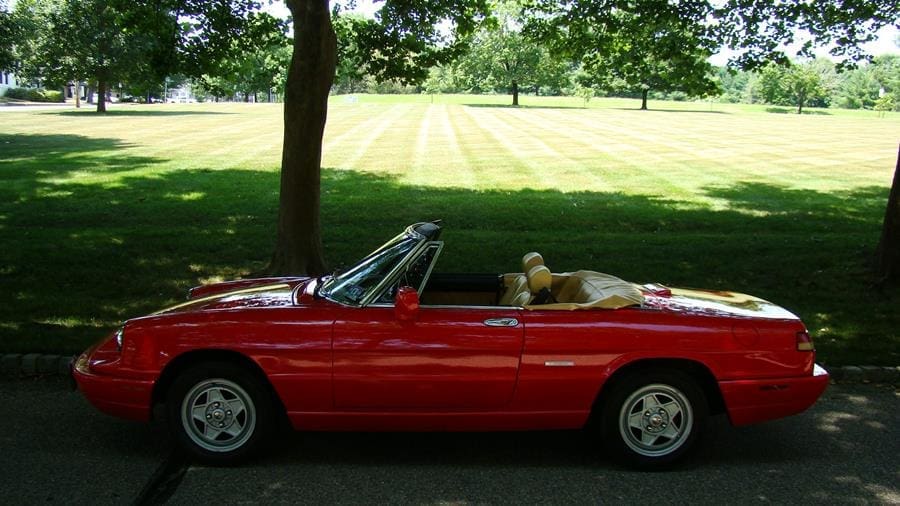 1992AlfaRomeoSpiderRed